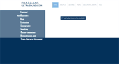 Desktop Screenshot of foresightultrasound.com